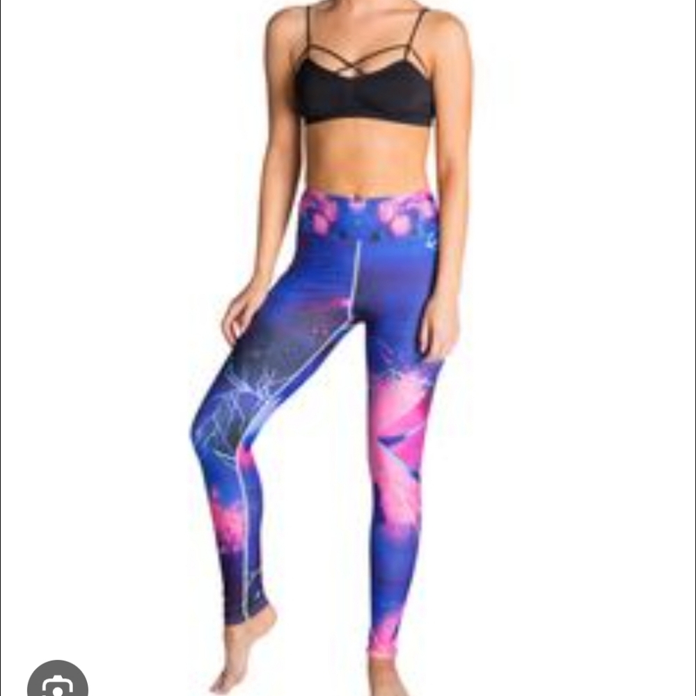 YogiRu XS Leggings | Midnight Dancer Yoga Pants | Activewear Cosmic